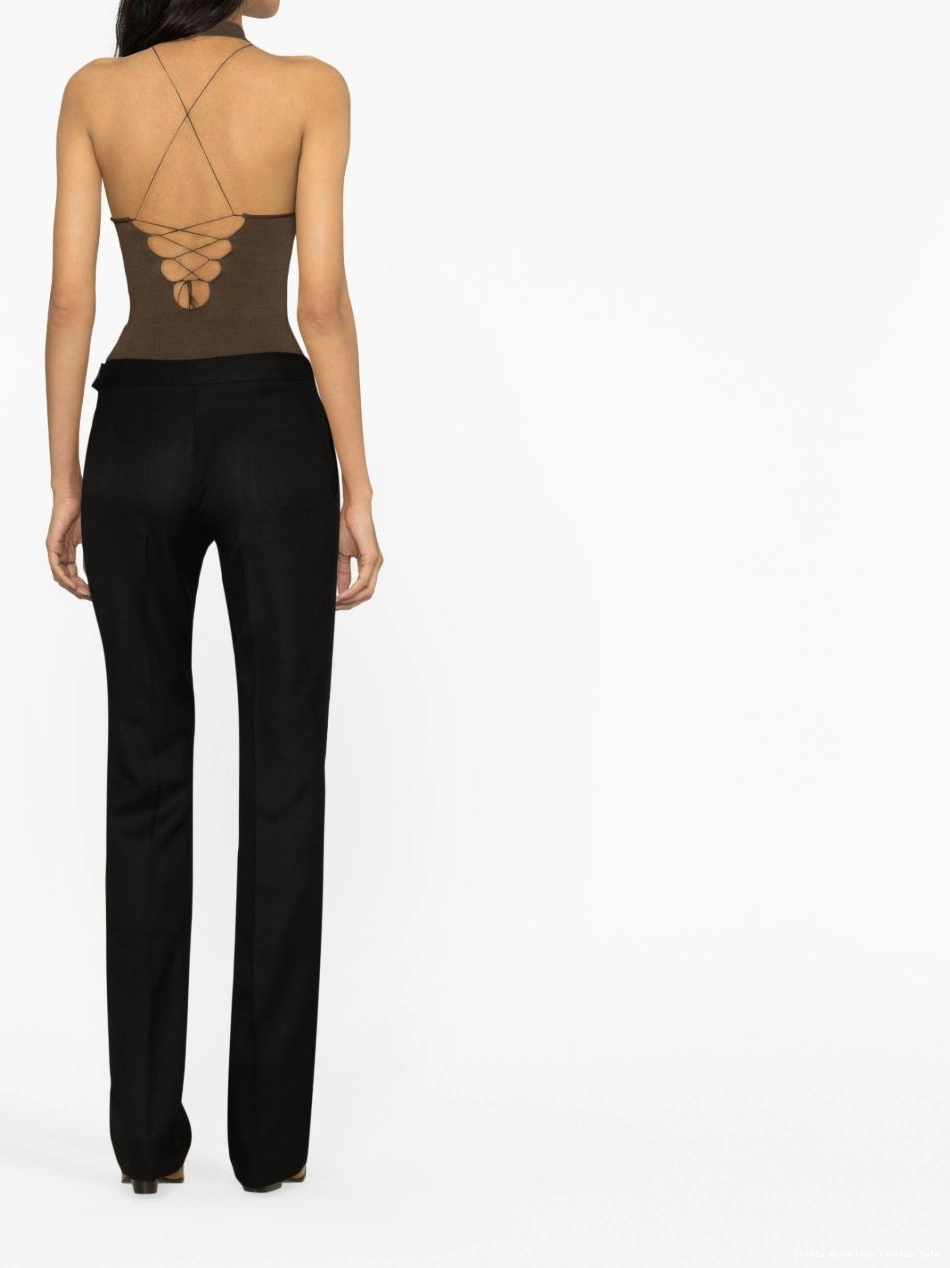 Cheap slim McCartney low-rise Stella trousers Women 0808